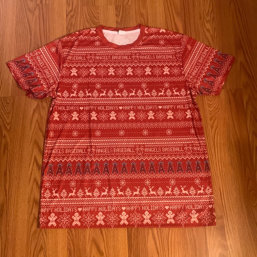 Los Angeles Angels Ugly Sweater T-Shirt XL